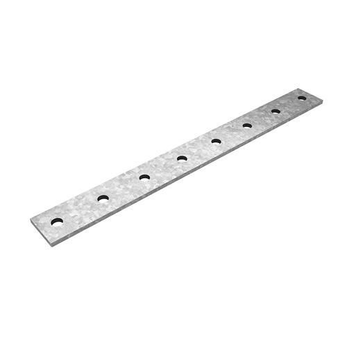 Пластина 8 отверстий для СТРАТ профиля, толщ. 5,0 мм, гор. цинк