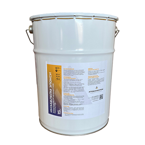 Покрытие эпоксидное огнезащитное для металлоконструкций, метал. ведро 15 кг