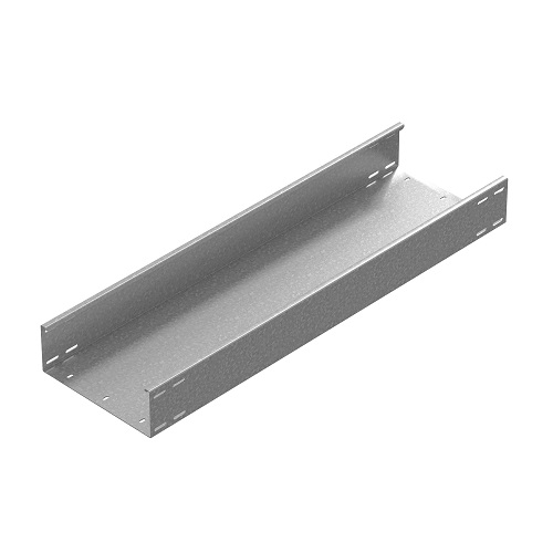 Промышленный лоток кабельный неперфорированный 200х110х3000, толщ. 2,0 мм, Сендзимир цинк