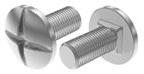 Винт М6х12 DIN с подголовником, класс прочности 4.8, гальван. цинк (в упаковке 100 шт)