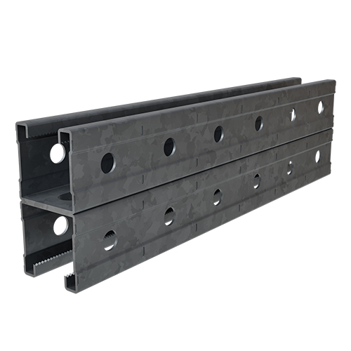 СТРАТ-профиль двойной перфорированный 41х41х1300, толщ. 1,5 мм, гор. цинк