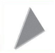 Заглушка крышки двускатной для лестничного лотка ЛКР шириной 200 мм, толщ. 1,0 мм, гор. цинк