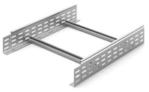 Лестничный лоток замковый 500х100х3000, толщ. 1,5 мм, Сендзимир цинк