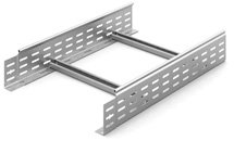 Лестничный лоток замковый 400х100х3000, толщ. 1,5 мм, Сендзимир цинк