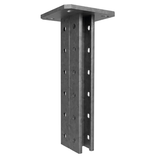 Подвес потолочный СТРАТ двойной 41х41х1300, толщ. 2,5 мм, гор. цинк