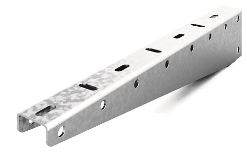 Консоль подвеса для легких нагрузок для профиля 35х35, база 150, толщ. 1,2 мм, Сендзимир цинк